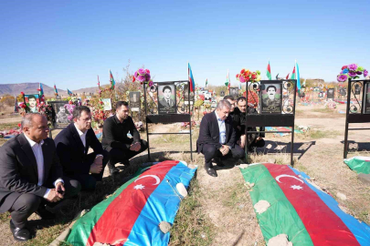 BBP Genel Başkanı Destici, Ağdam’da şehitliği ziyaret etti