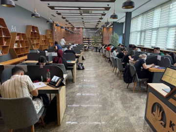 Kağıthane’de gençler sessiz ve konforlu ortamlarda sınavlara hazırlanıyor