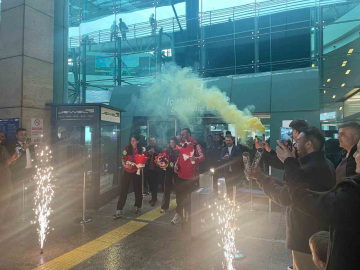 Dünya şampiyonu Taekwondo Milli Takımı Ankara’da