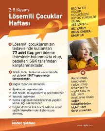 Bakan Işıkhan’dan Lösemili Çocuklar Haftası paylaşımı