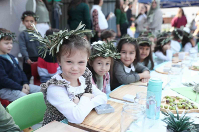 Minik eller zeytinle buluştu