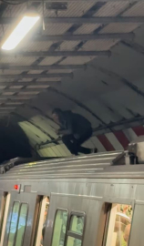 İstanbul’da metroda yaşanan ilginç anlar kamerada