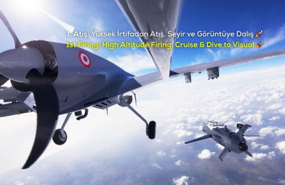 Seyir füzesi KEMANKEŞ-1 atış, seyir ve dalış testini başarıyla tamamladı