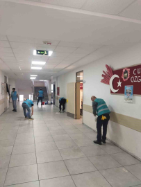 Denetimli serbestlik yükümlüleri, ara tatilde okulları yeniledi