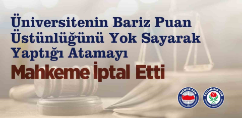 Eğitim-Bir-Sen’in Edirne’de açtığı davada mahkeme yapılan atamayı iptal etti