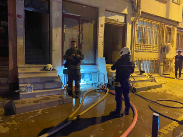 Ortaköy’de korkutan yangın