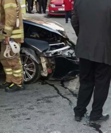 Arnavutköy’de feci kaza: 1 yaralı