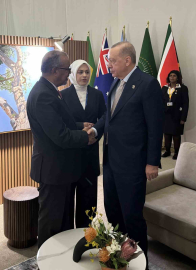 Cumhurbaşkanı Erdoğan, DSÖ Genel Direktörü Tedros’u kabul etti