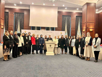 AK Parti Kadın Kolları Başkanı Ercan: "Kadınların ve çocukların maruz kaldığı şiddete karşı uluslararası toplumu acilen harekete geçmeye çağırıyoruz"