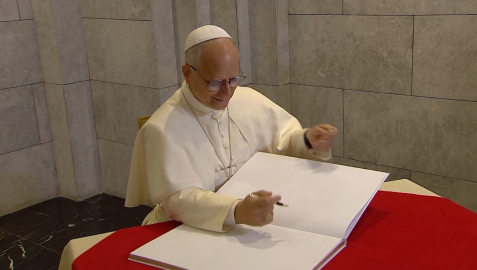 Papa 14. Leo, Yeşilköy’deki Mor Efrem Süryani Ortodoks Kilisesindeki toplantıya katıldı