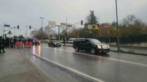 Papa 14. Leo, ayine katılacağı Volkswagen Arena’ya geldi