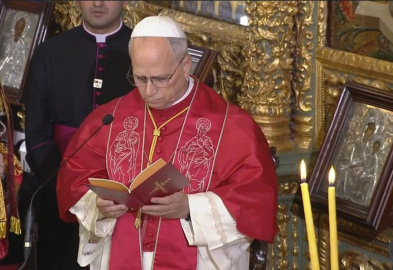 Papa 14. Leo, Fener Rum Patrikhanesi’ne geldi