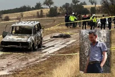 Kan donduran olay! Yanmış Otomobilin Yakınında Başsız Ceset Bulundu