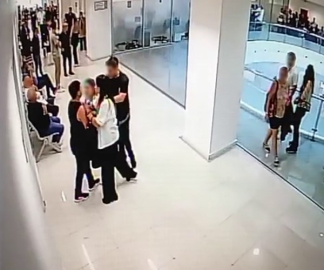 Bakırköy Adliyesi’nde velayat kavgası, o anlar kamerada