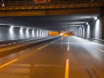 Osmangazi Köprüsü Tüneli’nin aydınlatma sistemi yenilendi