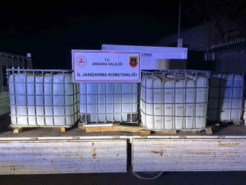Ankara’da yasa dışı etil alkol ticareti yapan 2 kişi gözaltına alındı