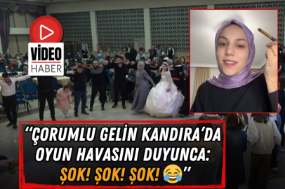 “Çorum'lu gelin Kandıra'da oyun havasını duyunca: Şok! Şok! Şok! ????”