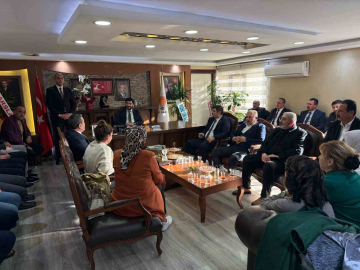 MHP Etimesgut İlçe Başkanı Muratgül’den AK Parti Etmisgut İlçe Başkanı Şankazan’a ziyaret