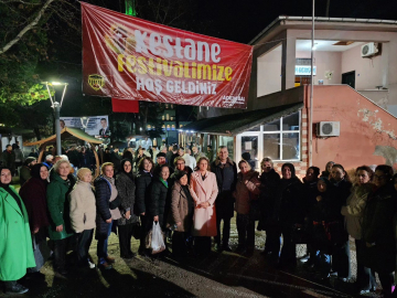 Gölcük’te kestane şöleni