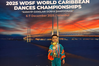 Toprak, 7 yaşında dünya üçüncüsü oldu