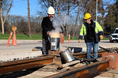 İzmit–Kartepe Tramvay Hattı’nda ilk kaynak atıldı