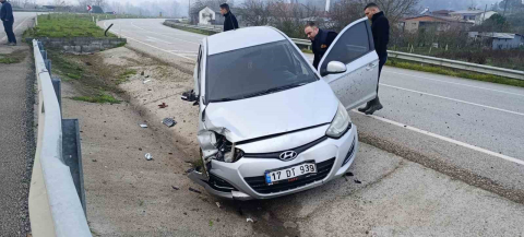 Çan’da trafik kazası: 1 yaralı