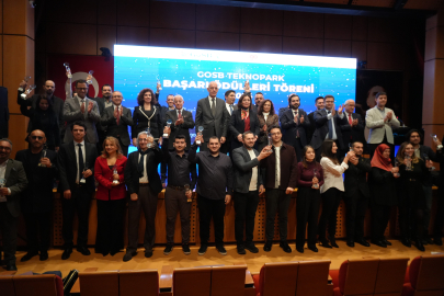 GOSB Teknopark'ta Ar-Ge ve inovasyonun başarıları ödüllendirildi