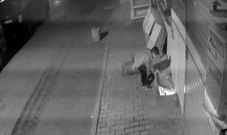 Arnavutköy’de küçük çocuğun tehlikeli oyunu kamerada