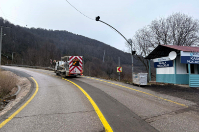 Kış turizminin merkezi Kartepe'nin yolu sezona hazırlandı