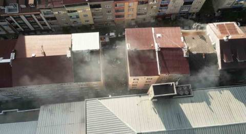 Sultangazi tekstil atölyesinde yangın