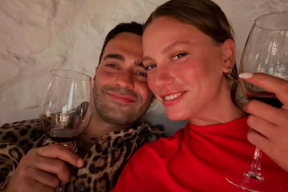 Serenay Sarıkaya'dan sevgilisi Mert Demir'e romantik doğum günü kutlaması