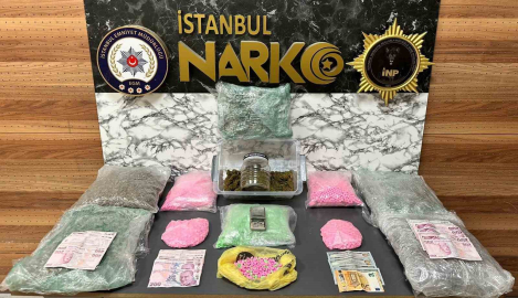 Pendik’te 6 kilo 248 gram uyuşturucu ele geçirildi