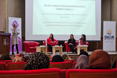 Gölcük'te "idrar ve gaita kaçırma" sorunlarına ameliyatsız çözüm yöntemleri anlatıldı