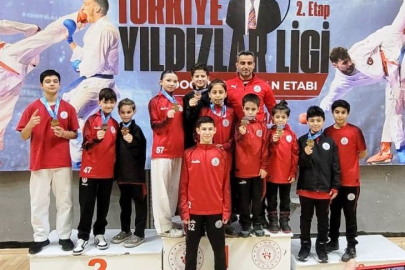 Körfezli karatecilere Sakarya'da 13 madalya