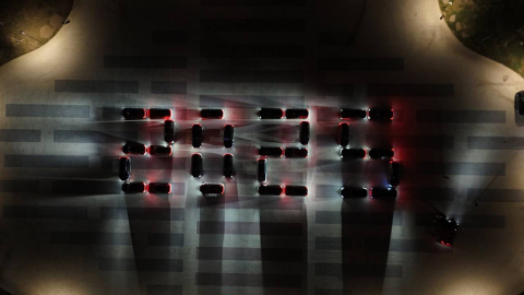 Togg’larla 2026’ya özel koreografi gösterisi