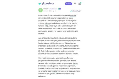 Şikayetini yazınca "Şikayetini silmezsen, paranı alamazsın" cevabını aldı