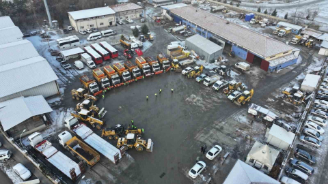 Gölbaşı Belediyesi, karla mücadeleye hazır