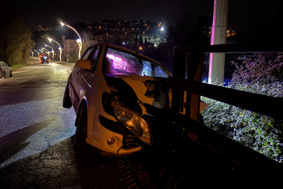 Kaza yapan sürücü aracı bırakıp kayıplara karıştı