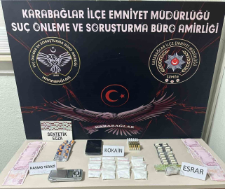 İzmir’de uyuşturucu satan sevgililer yakalandı