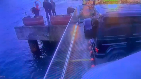 Sarıyer’de hayatını kaybeden motosikletli gencin denize düştüğü anlar kamerada