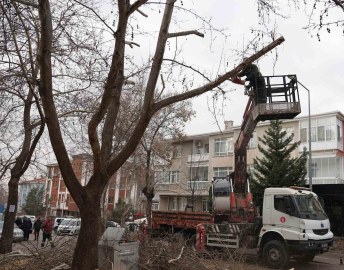 Keçiören Belediyesi, park ve yeşil alanlardaki bakım çalışmalarına devam ediyor