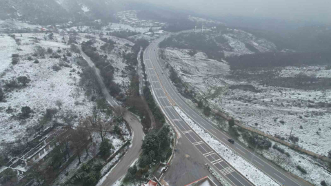 Yalova’da kar yağışı