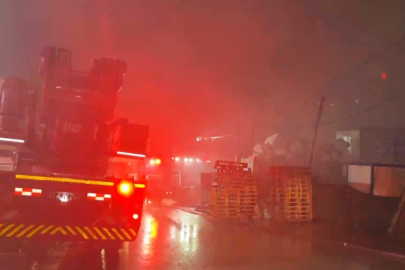 Çayırova’da Palet Deposunda Yangın Paniği