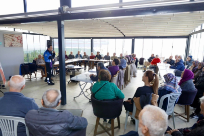 60+ Aktif Yaşlanma Kulübü'nde güvenlik bilgilendirme programı