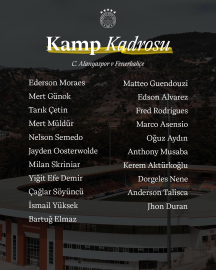 Fenerbahçe’nin Alanyaspor kamp kadrosu belli oldu