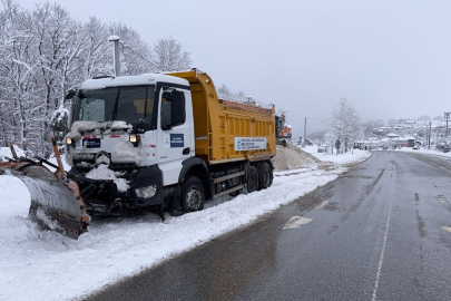 İzmit-Kandıra’da karla mücadele seferberliği