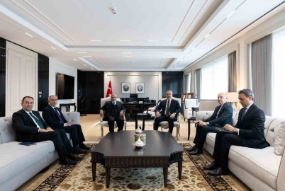 Bakan Fidan, KİB Genel Sekreteri Bahaddin’i kabul etti