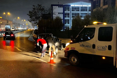 Büyükşehir ekipleri kazaya anında müdahale etti