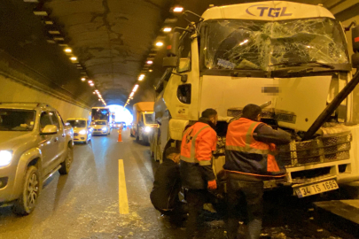 Gültepe Tüneli’nde Kaza: Trafik Durma Noktasına Geldi