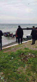 Yalova’da kontrolden çıkan pikap denize uçtu: 1 yaralı